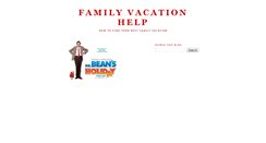 Desktop Screenshot of familyvacationhelp.blogspot.com