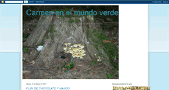 Desktop Screenshot of carmenenelmundoverde.blogspot.com