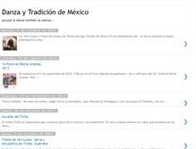 Tablet Screenshot of danzaytradiciondemexico.blogspot.com