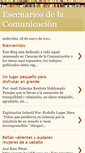 Mobile Screenshot of escenarioscomunicacion.blogspot.com