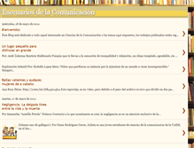 Tablet Screenshot of escenarioscomunicacion.blogspot.com