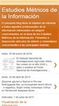 Mobile Screenshot of estudiosmetricosdelainformacion.blogspot.com