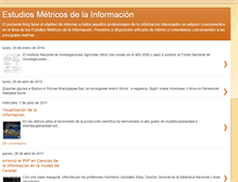 Tablet Screenshot of estudiosmetricosdelainformacion.blogspot.com