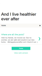 Mobile Screenshot of andilivehealthiereverafter.blogspot.com