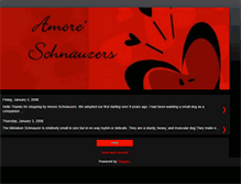 Tablet Screenshot of amoreschnauzers.blogspot.com