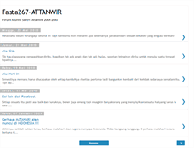 Tablet Screenshot of fasta267-attanwir.blogspot.com