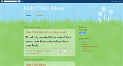 Desktop Screenshot of hair-colorideas.blogspot.com