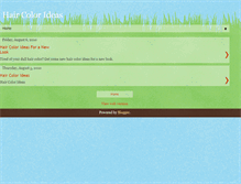 Tablet Screenshot of hair-colorideas.blogspot.com