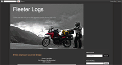 Desktop Screenshot of fleeterlogs.blogspot.com