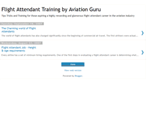 Tablet Screenshot of flight-attendant.blogspot.com