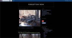 Desktop Screenshot of forgotteniron.blogspot.com