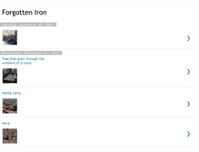 Tablet Screenshot of forgotteniron.blogspot.com