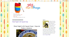 Desktop Screenshot of 365daysofsoups.blogspot.com