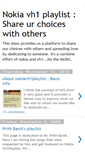 Mobile Screenshot of nokiavh1playlist.blogspot.com
