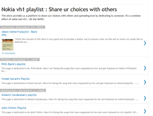 Tablet Screenshot of nokiavh1playlist.blogspot.com