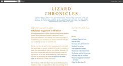 Desktop Screenshot of lizardchronicles.blogspot.com