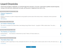 Tablet Screenshot of lizardchronicles.blogspot.com