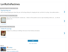 Tablet Screenshot of loriruthspastimes.blogspot.com