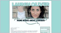 Desktop Screenshot of laurenoliverbooks.blogspot.com