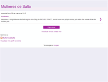 Tablet Screenshot of mulheresdesalto-raquel.blogspot.com