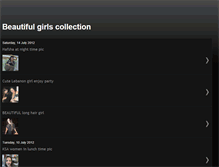 Tablet Screenshot of beautifulgirls-collection.blogspot.com