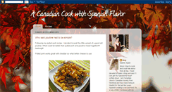 Desktop Screenshot of canadiancookwithspanishflavor.blogspot.com