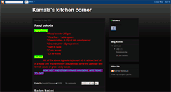 Desktop Screenshot of kamalaskitchencorner.blogspot.com