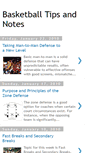 Mobile Screenshot of basketballtipsandnotes.blogspot.com