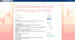 Desktop Screenshot of elizabethguzmane6hp6.blogspot.com