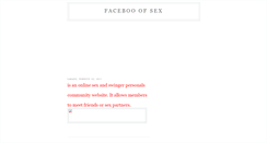 Desktop Screenshot of facebook-mesex.blogspot.com