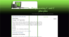 Desktop Screenshot of programmingcncpp.blogspot.com