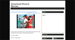 Desktop Screenshot of downloadrecentmovies.blogspot.com