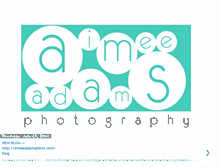 Tablet Screenshot of aimeeadamsphotographer.blogspot.com