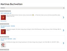 Tablet Screenshot of martinasbuchwelten.blogspot.com