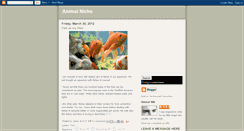 Desktop Screenshot of animalniche.blogspot.com