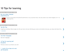 Tablet Screenshot of 10tipsforlearning.blogspot.com