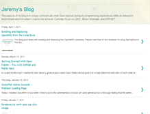 Tablet Screenshot of jeremymajors.blogspot.com