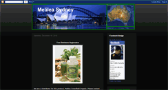 Desktop Screenshot of melilea-sydney-australia.blogspot.com