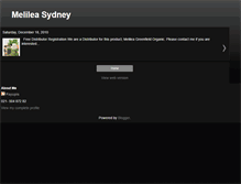 Tablet Screenshot of melilea-sydney-australia.blogspot.com