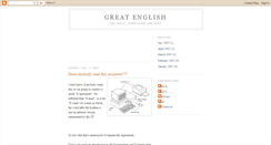 Desktop Screenshot of greatenglishh.blogspot.com