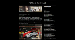 Desktop Screenshot of ferraricarsfans.blogspot.com