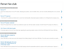 Tablet Screenshot of ferraricarsfans.blogspot.com