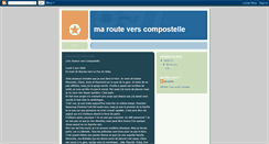 Desktop Screenshot of jacques-marouteverscompostelle.blogspot.com