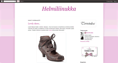 Desktop Screenshot of helmiliinukka.blogspot.com