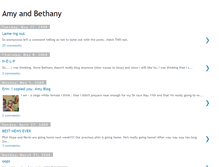 Tablet Screenshot of amyandbethany.blogspot.com