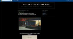 Desktop Screenshot of butlersarthistoryblog.blogspot.com