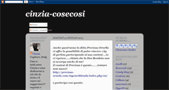 Desktop Screenshot of cinzia-cosecosi.blogspot.com