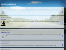 Tablet Screenshot of cinzia-cosecosi.blogspot.com