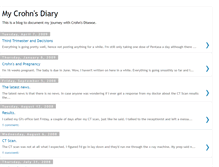 Tablet Screenshot of mycrohnsdiary.blogspot.com