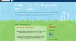 Desktop Screenshot of depilacionencasita-ipulse.blogspot.com